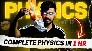 Class 12 Physics Full Syllabus Oneshot in 1 hour  Boards 2023-24 Score 70/70 in Physics #cbse