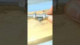 Great tip for unscrewing bolts if you don't have the right wrench #diy #tips #tricks