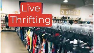 Thrift With Me Live - Answering Reseller Questions While Thrifting