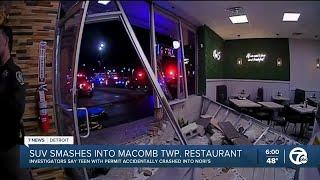 SUV smashes into Macomb Township restaurant