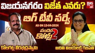 BIG TV Survey on Vizianagaram | Kolagatla Veerabhadra Swamy Vs Aditi Vijayalakshmi Gajapathi |BIG TV