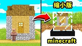 minecraft：我的世界縮小后是什么样子的？【梦轩dada】