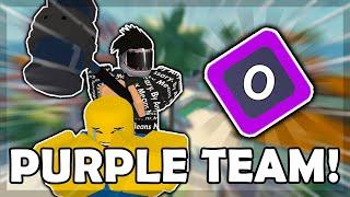 PURPLE TEAM EXPERIENCE!! (Roblox Arsenal)