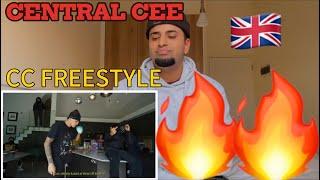 South Africanreacts!! | CENTRAL CEE - (CC Freestyle)