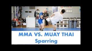 MMA vs. Muay Thai Sparring Breakdown