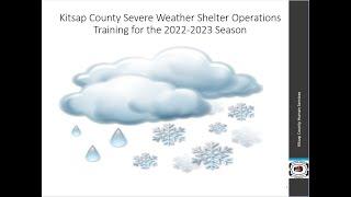 Kitsap County Severe Weather Shelter Operations Training 2022-2023