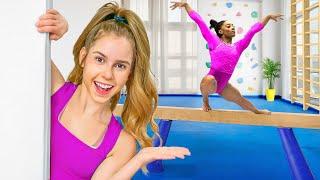 I Built a Gymnastics Gym in my House for Simone Biles!