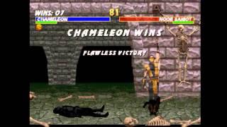 Mortal Kombat Trilogy (PSX) - Longplay as Chameleon