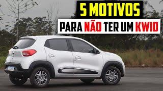 5 PONTOS NEGATIVOS NO RENAULT KWID