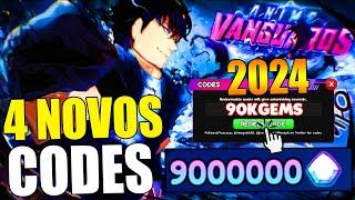 *CORRE* TODOS OS NOVOS CÓDIGOS SECRETOS do ANIME VANGUARDS 2024! CÓDIGOS ROBLOX ANIME VANGUARDS