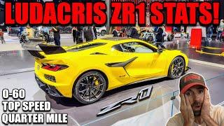 2025 C8 ZR1 LUDACRIS 0-60 & Quarter Mile Times Released!