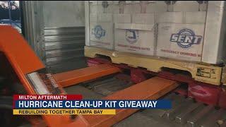 Nonprofit hosts free hurricane clean-up kit distrubution