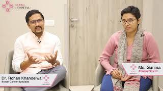 Dr. Rohan Khandelwal in conversation with an inspirational breast cancer survivor