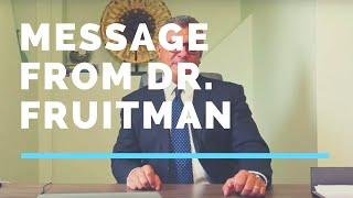 Message from Dr. Edward Fruitman, M.D. - Trifecta Health