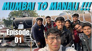 Train Journey from Mumbai to Manali ️ | Boys Trip !!! | Divide by 8 🫂