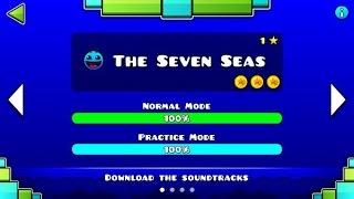 Geometry Dash Meltdown – “The Seven Seas” 100% Complete [All Coins] | GuitarHeroStyles