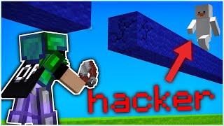 We SPLEEFED Hackers In Minecraft Bedwars