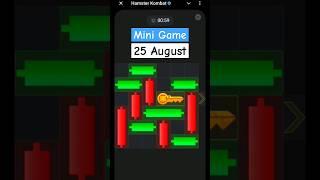 Hamster Kombat Mini Game Today 25 August | Mini Game Hamster Kombat | Hamster Mini Game 25 August