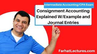 Accounting for Consignment  (Sales & Inventory)