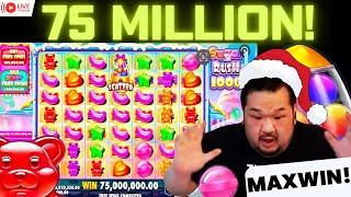 BIG BOY CHENG 75 MILLION MAXWIN ON CHRISTMAS DAY! #maxwin #slot #bigboycheng #pragmatic #sugarrush