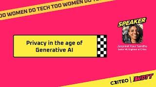 Privacy in the age of Generative AI