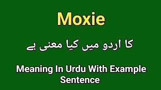 Moxie meaning in urdu/hindi |How to pronounce moxie|moxie in sentence |moxie k kia mtlb h