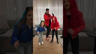 FELIPE, FILHA DA RED, FILHA DA CHLOE DE DESCENDENTES NA DANCINHA DO ROBÔ #SHORTS