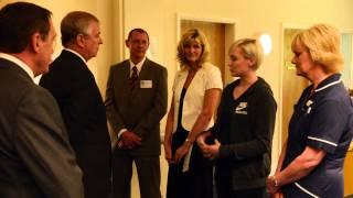 Duke of York opens a new ward at the police treatment centre