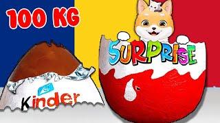 CEL Mai MARE Ou Kinder cu Surprize!