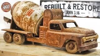 1950s Structo Concrete Truck Restoration