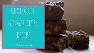 Chocolate ginger bites recipe