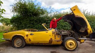 1978 Triumph Spitfire sitting for years. Will it run?