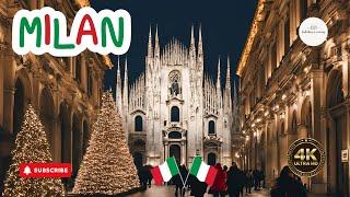 Magical Milano: Christmas Night Walking Tour in 4K | Shutterbug in Norway