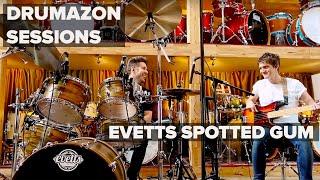 Evetts Spotted Gum Drum Kit & Snare Drum Session at Drumazon Feat. Rocky Morris