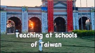 Teaching at school of Taiwan