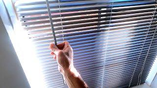 Installing A PVC Venetian Blind Without A Drill