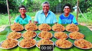 15 PLATE CHICKEN RICE EATING CHALLENGE | CHICKEN RICE EATING COMPETITION | VILLAGE EATING CHALLENGE