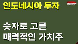 인도네시아 숫자로 고른 매력적인 투자 기업 5개