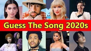 Guess the Top 50 Most Popular Songs of 2020s   | Music Quiz Video