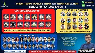 CAT 2023 BATCH 1 Class Plan |  How to start Preparation for CAT 2023 | AMIYA CAT 99.99 ; XAT 99.999