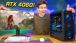 The Cheapest RTX 4060 Gaming PC Build?!  - RTX 4060, Ryzen 5500 w/ Gameplay Benchmarks | AD