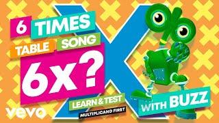 6 Times Table Song (Learn & Test) | Multiplicand First | Education Box