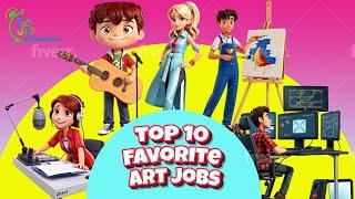 Top 10 Favorite Art Jobs for Kids, Job Jams Countdown