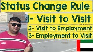 Visit Visa to Employment Visa Status Change || Residence to Residence Status Change