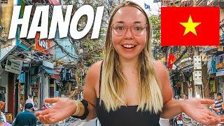 First Day Exploring HANOI! (The Old Quarter is CRAZY!) 