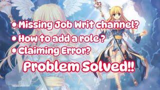 Ragnarok Origin Global - How to add a role and Fixing job writ channel & claiming error.