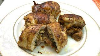 Tasty Surprise: Chicken Thighs with Mushroom Aroma