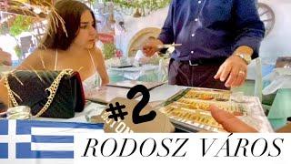 RODOSZ VÁROS #2 szállodánk..magyararul beszél a pincér.. #rodosz #svedorszagieletunk #görögország