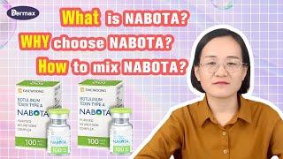 Nabota|Botulax|Meditoxin|Botulinum Toxin|What is nabota|Why choose nabota|How to mix nabota