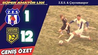 Z.E.S. 1-12 Çaycumaspor [ Zonguldak Süper Amatör Maç Özeti ]